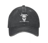 Casquette de Baseball Unisexe en Coton Pur Neutre et Respirant avec Logo de Groupe de métal Noir Venom Style Unisexe Couvre-Chef en Denim Vieilli Vintage pour l'extérieur Toutes Saisons Voyage Cadeau