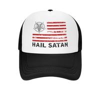 Casquette de baseball unisexe en satanique et occulte « Gloire à Satan Bap