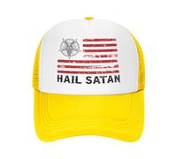 Casquette de baseball unisexe en satanique et occulte « Gloire à Satan Bap