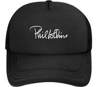 Casquette de Baseball Unisexe et à la Mode Phil Music et Collins Casquette de Baseball Maille Respirant Snap Hat Unisexe Réglable Chapeau De Soleil Noir Sports Cadeaux de Plein air