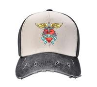 Casquette de baseball unisexe Jovi Rock Band Bon avec blocage des couleurs, sangle à boucle réglable, casquette de camionneur en denim délavé pour hommes et femmes, T-26, Taille unique
