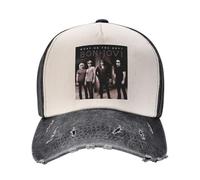 Casquette de baseball unisexe Jovi Rock Band Bon avec blocage des couleurs, sangle à boucle réglable, casquette de camionneur en denim délavé pour hommes et femmes, T-22, Taille unique