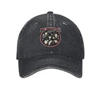 Casquette de baseball unisexe Jovi Rock Band Bon en denim délavé avec sangle à boucle réglable pour homme et femme Casquette de camionneur tendance, T-10, Taille unique