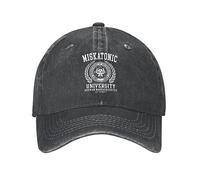 Casquette de Baseball Unisexe Loisirs de Plein air Ponytail Casquette de Baseball Necronomicon Hip Hop Hat Casquette en Denim extérieure Appel de Cthulhu Lovecraft Cadeau d’Anniversaire d’été