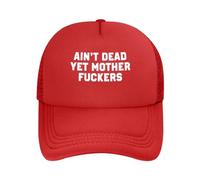 Casquette de baseball unisexe noire ajustable « Ain't Dead-Yet-Mother-Fucke