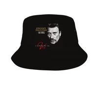 Casquette de Baseball Unisexe personnalisé génial Johnny Hallyday Rock bob Chapeau Femmes Hommes Mode été en Plein air Soleil français France pêcheur Casquette Cadeaux d’Anniversaire