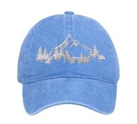 Casquette de baseball unisexe pour filles avec drapeau de l'État de l'Amérique Ncb426 (bleu ciel, 11 cm)