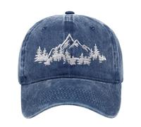 Casquette de baseball unisexe pour filles avec drapeau de l'État de l'Amérique Ncb426 (bleu marine, 11 cm)