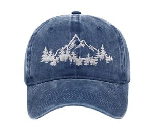 Casquette de baseball unisexe pour filles avec drapeau de l'État de l'Amérique Ncb426 (bleu marine, 11 cm)
