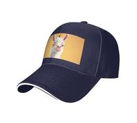 Casquette de Baseball Unisexe structurée avec Illustration de Lama et d'alpaga, Ajustable, Style Sport décontracté, visière incurvée