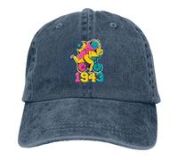 Casquette de Baseball Unisexe Style Bicycle Day LSD 1943 Multicolore Chapeau Peaked Femmes Cap Trippy Psychédélique Personnalisé Visière Protection Chapeaux Cadeau