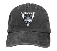 Casquette de Baseball Unisexe Style Casquette d’été Pare-Soleil Essentiel Hip Hop Caps Wild Wolf Cowboy Chapeau Chapeaux à pic Cadeau