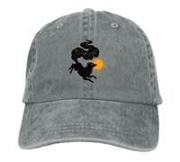 Casquette de Baseball Unisexe Style Casquette d’été Pare-Soleil Noir Hip Hop Caps Wild Wolf Cowboy Chapeau Chapeaux à pic Cadeau