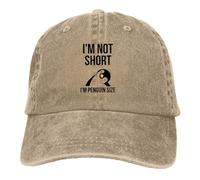 Casquette de Baseball Unisexe Style été Casquette Pare-Soleil Je ne suis Pas Court Hip Hop Caps Pingouin Cowboy Chapeau Chapeaux à pic Cadeau