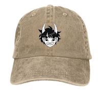 Casquette de Baseball Unisexe Style Fille Portrait avec Quatre Yeux Multicolore Chapeau Casquette Femme Casquette Classique Personnalisé Visière Protection Chapeaux Cadeau