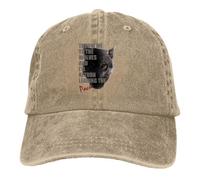 Casquette de Baseball Unisexe Style lavé Casquette de Baseball pour Hommes Je retournerai en tête de la Meute Camionneur Snapback Casquettes Papa Chapeau Wild Wolf Golf Chapeaux Cadeau