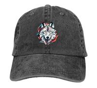 Casquette de Baseball Unisexe Style lavé Casquette de Baseball pour Hommes Pastel Trucker Snapback Caps Papa Chapeau Wild Wolf Golf Chapeaux Cadeau