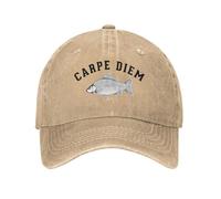 Casquette de Baseball Unisexe Style personnalisé Mode Coton Carpe Diem Drôle Citations Casquette de Baseball Hommes Femmes Réglable Adulte Papa Chapeau Hip Hop Cadeau