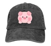 Casquette de Baseball Unisexe Style Pure Color Dad Chapeaux Big Pig Head Cartoon Femmes Chapeau Pare-Soleil Casquettes de Baseball Cochon Émoticône Casquette Peaked Cap Cadeau