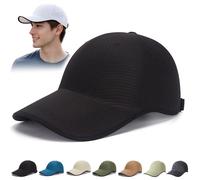Casquette de Baseball Unisexe, Unie, sans Coutures, Pliable et légère, idéale pour Une Utilisation Quotidienne grâce à sa respirabilité et à sa facilité de Rangement