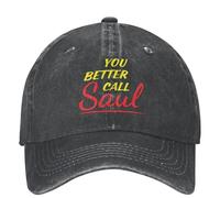 Casquette de Baseball Unisexe Vous feriez Mieux d’Appeler Saul Saul Goodman élégant Unisexe Teens Trucker Chapeau Protection Solaire Sport de Plein air Cadeau Cadeaux en Plein air