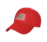 Casquette De Baseball Us and of Miami Dade County Florida Casquettes De Golf Anti UV Trucker Caps Adjustable Baseball Cap pour Cyclisme Randonnée Camping
