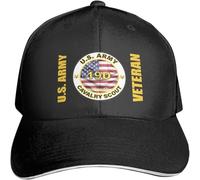 Casquette de Baseball US Army Mos 19d Cavalry Scout Premium Ajustable pour Homme et Femme - Sports de Plein air, Protection Solaire