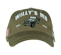 Casquette de baseball US Willy's Jeep Vert olive