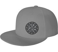 Casquette De Baseball Vegvisir Islande Runes Boussole Vikings Futhark Casquette Snapback Réglable Casquette Unisexe Respirante Casquette De Baseball Homme, pour Randonnée, Sport, Camping