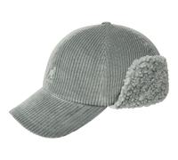 Kangol Casquette Cozy Cord Earflap Femme/Homme - Oreillettes de Baseball pour l'hiver avec Visiere, Bandeau en Cuir, Ferme a l’Arriere Automne-Hiver Hiver - S/M (54-57 cm) Vert Menthe