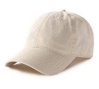 Casquette de baseball vintage délavée et sans structure réglable, casquette de papa unisexe Taille UniqueUnicolorePolyester