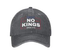 Casquette de Baseball Vintage délavée « No King in America »