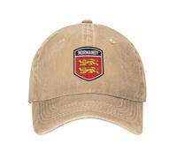 Casquette de Baseball Vintage Drapeau De La Normandie, France, Unisexe Sport Casquette Snapback Armoiries Françaises Hip-Hop Trucker Motorcycle Cap pour Voyage en Plein air
