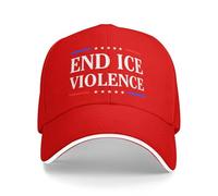 Casquette de baseball vintage End Ice Violence, style vieilli et ajustable