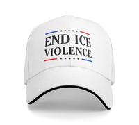 Casquette de baseball vintage End Ice Violence, style vieilli et ajustable