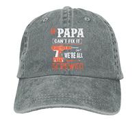 Casquette de Baseball Vintage If Papa Can't Fix It We're All Screwed Denim Hats Dad Cap