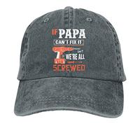 Casquette de Baseball Vintage If Papa Can't Fix It We're All Screwed Denim Hats Dad Cap
