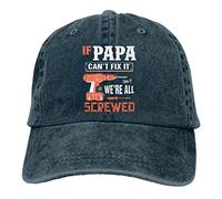 Casquette de Baseball Vintage If Papa Can't Fix It We're All Screwed Denim Hats Dad Cap