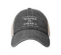 Casquette de Baseball Vintage « No King in America » avec Drapeau américain, pour sauver la démocratie, pour Papa