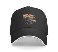 Casquette de Baseball Vintage Retour vers Le Futur Casquette de Baseball Protection Solaire Femmes Hommes Réglable 80s Film d’Aventure de Science-Fiction Papa Chapeau Printemps Le Chapeau