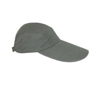 CTM Casquette de baseball avec 5 longues factures en coton pour homme Taille unique Olive Verte