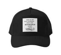 Casquette de Baseball Voici ma Casquette de Bateau Ajustable en Coton « Je Passe Juste à la librairie ».