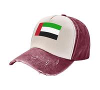 Casquette De Baseball Voiture De Course Drapeau pour Homme Femme Arab United Réglable Lavé Casquettes Baseball Trucker Réglable Sports Chapeaux Été Coton Chapeau Soleil Homme Femme