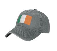 Casquette De Baseball Voiture De Course Drapeau pour Homme Femme Ireland Drapeau Réglable Lavé Casquettes Baseball Visière Extérieure Chapeaux Été Coton Anti-Soleil