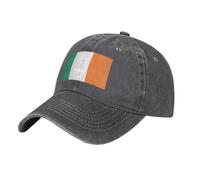 Casquette De Baseball Voiture De Course Drapeau pour Homme Femme Ireland Drapeau Réglable Lavé Casquettes Baseball Visière Extérieure Chapeaux Été Coton Anti-Soleil