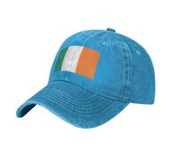 Casquette De Baseball Voiture De Course Drapeau pour Homme Femme Ireland Drapeau Réglable Lavé Casquettes Baseball Visière Extérieure Chapeaux Été Coton Anti-Soleil