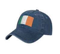 Casquette De Baseball Voiture De Course Drapeau pour Homme Femme Ireland Drapeau Réglable Lavé Casquettes Baseball Visière Extérieure Chapeaux Été Coton Anti-Soleil