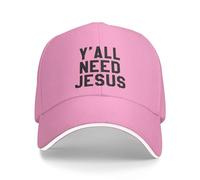 Casquette De Baseball Vous Avez Tous Besoin De Jésus Drôle Anti-Soleil Cap Anti UV,Respirant Casquette Baseball pour Homme Badminton Outdoor