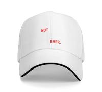 Casquette De Baseball We're Not Going Back Trucker Caps Vintage Bord Plat Casquettes Anti UV Casquettes De Golf pour Cyclisme Running Randonnée
