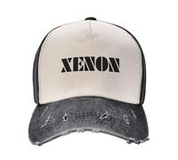 Casquette de Baseball Xenon Pinball 1980 Accessoires pour Hommes Femmes Vintage Coton Vieilli Calligraphie Simple Modern Snapbac Cadeaux d’Halloween et de Sport